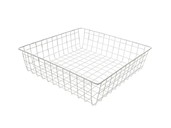 Корзина сетчатая 120х550х550 мм, белая FIRMAX