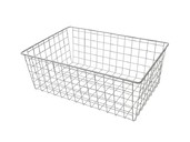 Корзина сетчатая 300х450x190 мм, белая FIRMAX