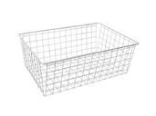 Корзина сетчатая 350х500x190 мм, белая FIRMAX